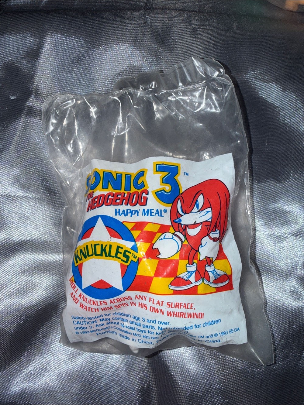 McDonald’s 1993 Sonic the Hedgehog Knuckles Toy!!